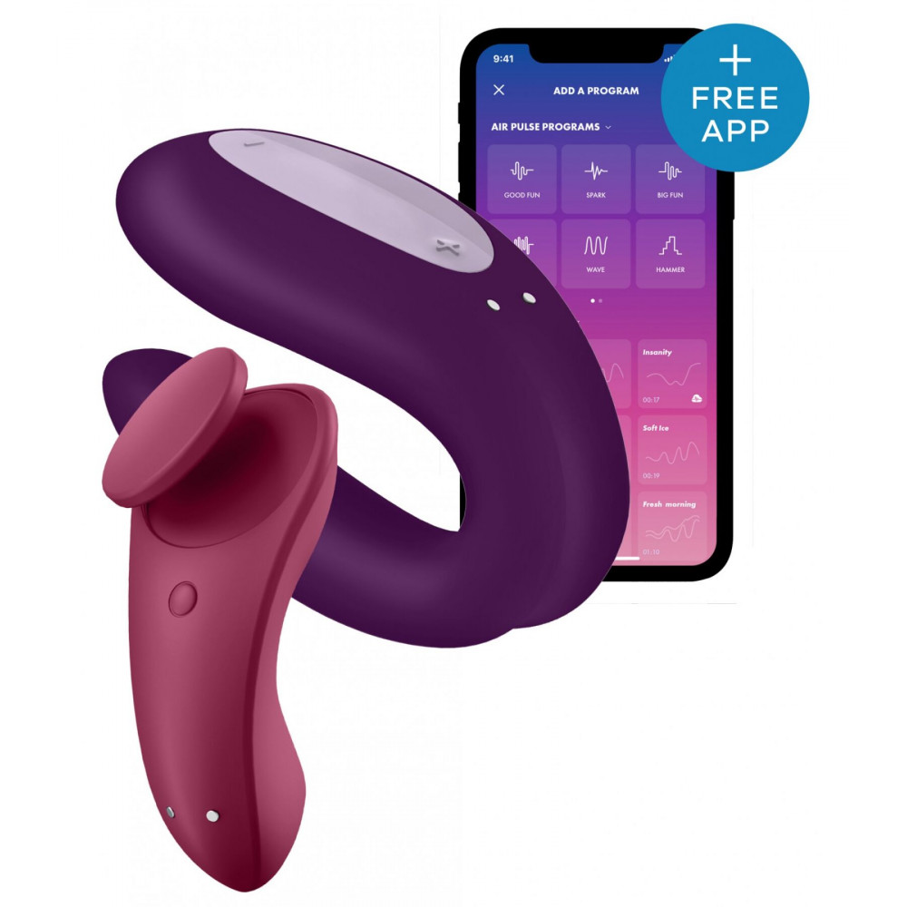 Наборы вибраторов - Набор Satisfyer Partner Box 1 (вибратор для пар Double Joy + вибратор в трусики Sexy Secret) 7