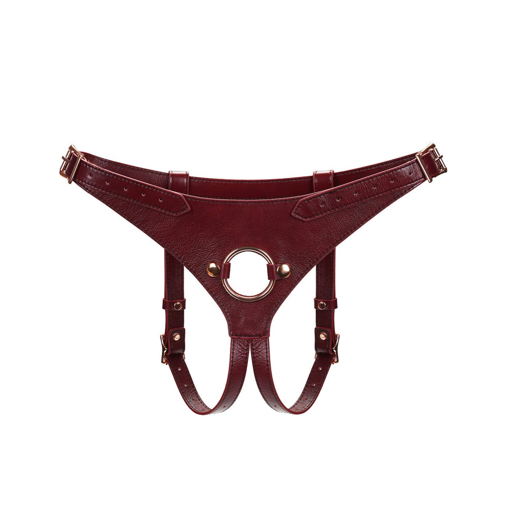 Трусики для страпонов - Трусики для страпона Liebe Seele Wine Red Strap on Harness