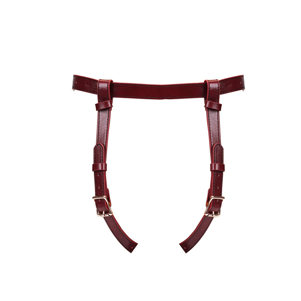 Трусики для страпонов - Трусики для страпона Liebe Seele Wine Red Strap on Harness 6