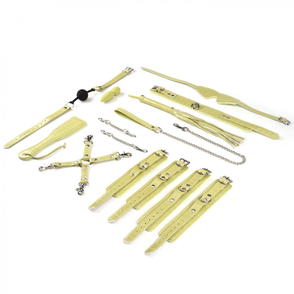Наборы для БДСМ - Набор Liebe Seele Macaron 9pcs Bondage Kit-Melon 11