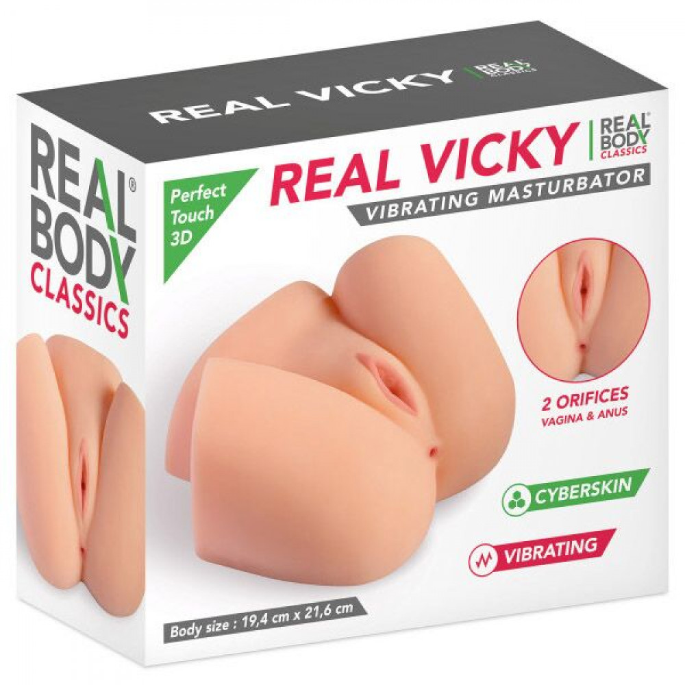 Двойные мастурбаторы  - Мастурбатор Real Body — Real Vicky 2
