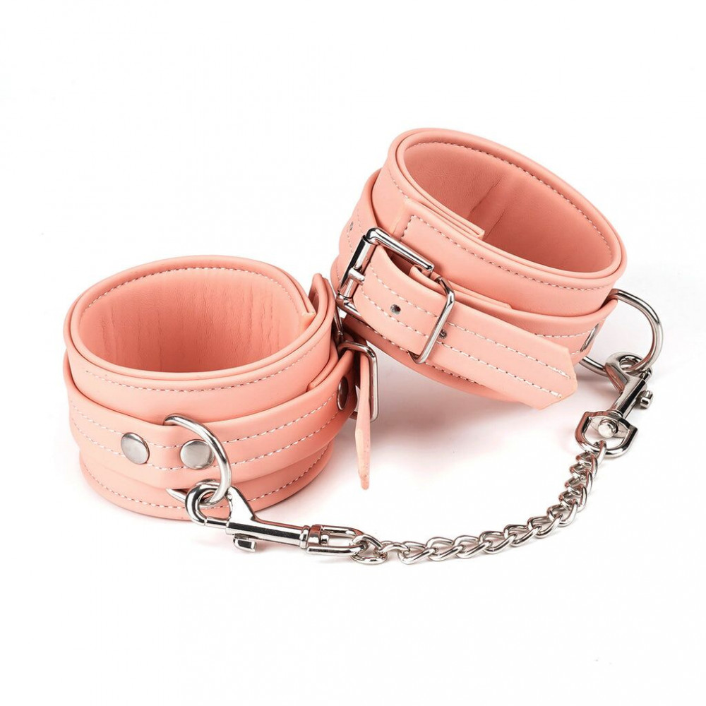 Наручники, веревки, бондажы, поножи - Поножи Liebe Seele Dark Candy Pink Ankle Cuffs