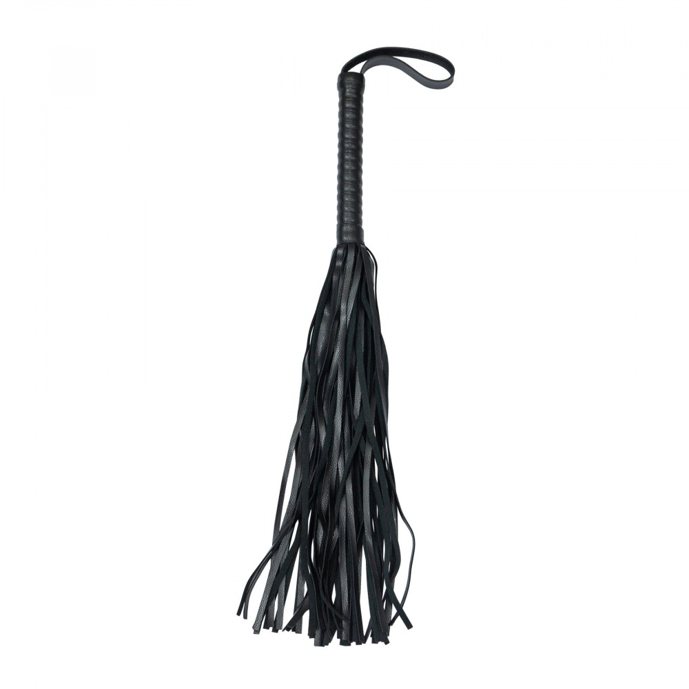 Плети, стеки, флоггеры, тиклеры - Флоггер Punishment - Flogger – Black