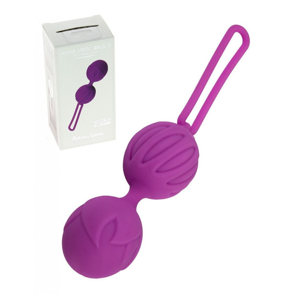 Секс игрушки - Вагинальные шарики Adrien Lastic Geisha Lastic Bal, размер S, фиолетовые