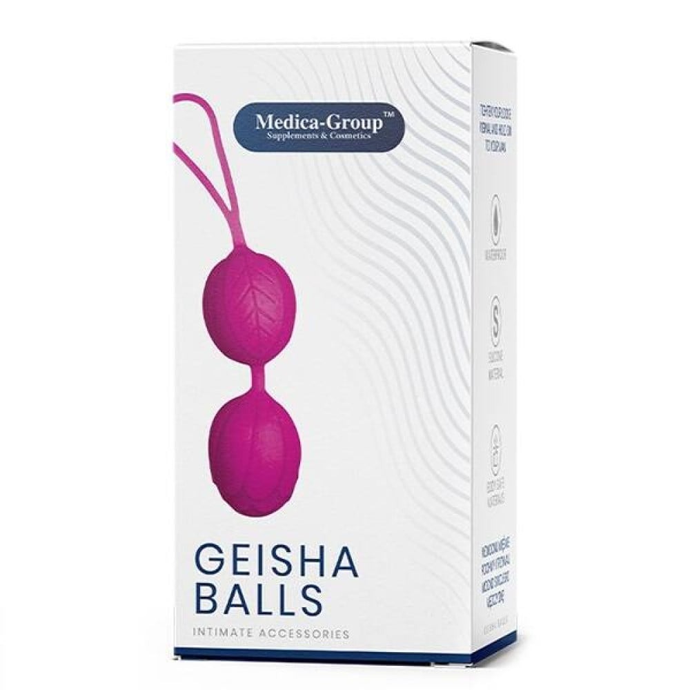 Секс игрушки - Вагинальные шарики гейши Medica Group Geisha Balls, фиолетовые, 3.6 см
