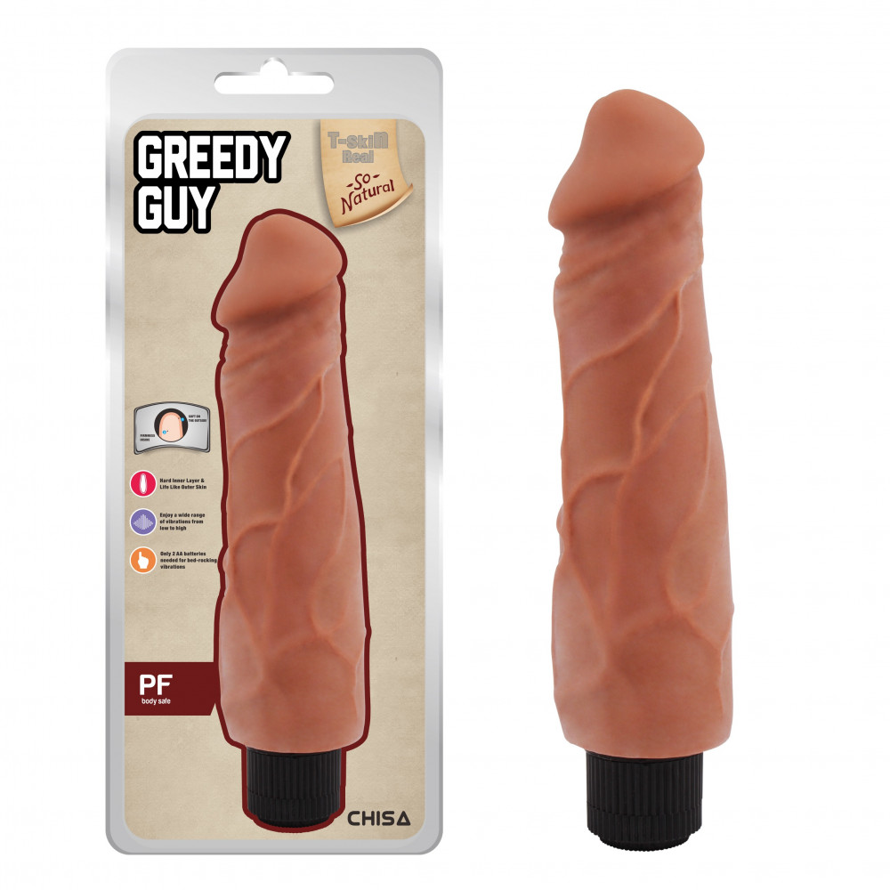 Секс игрушки - Вибромассажер из киберкожи Chisa T-skin ReaL Greedy Guy Latin на батарейках