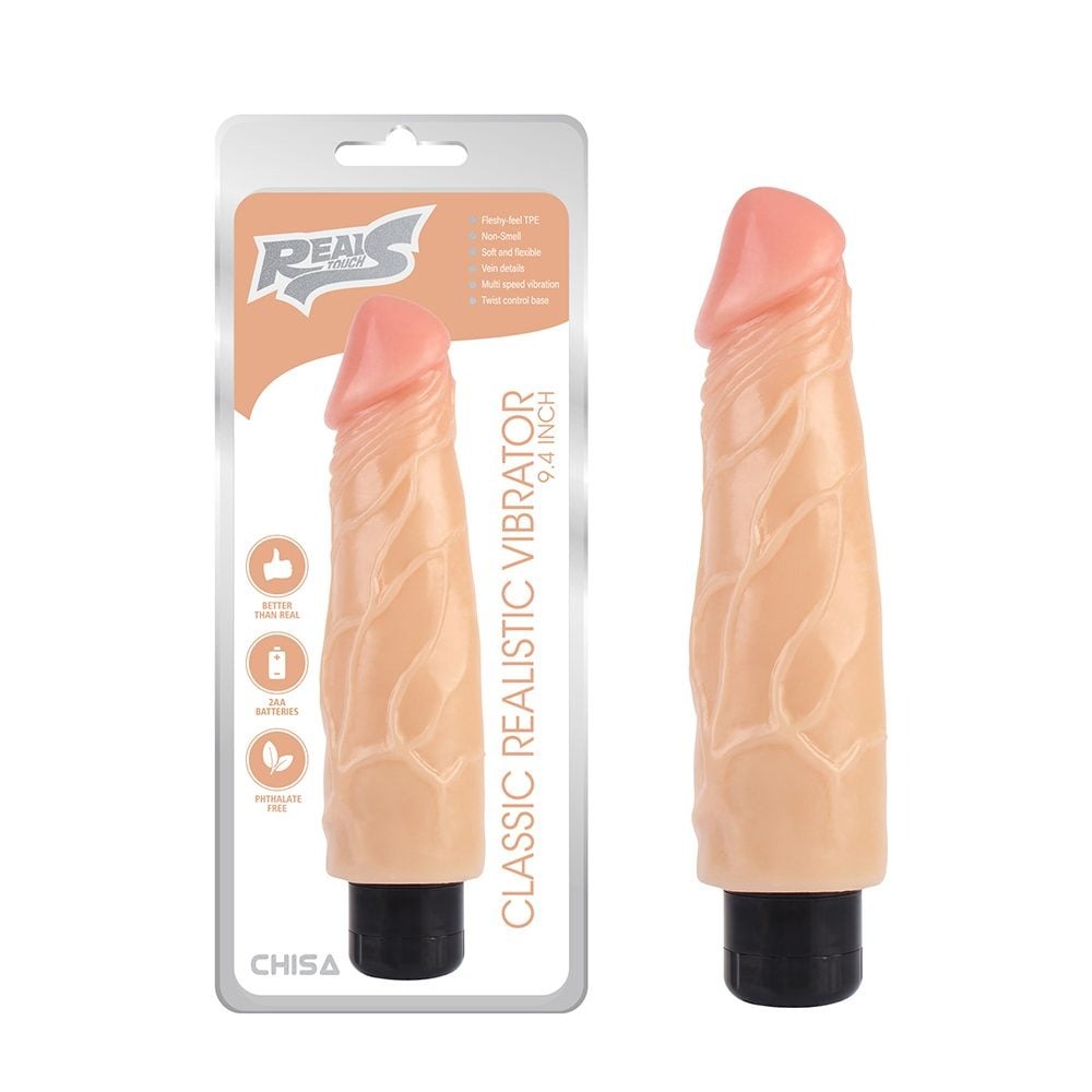 Секс игрушки - Вибратор реалистичный Chisa RealsTouch Classic, бежевый