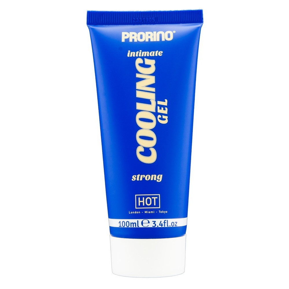 Лубриканты - Интимный гель Hot PRORINO Intimate Strong с эффектом охлаждения, 100 мл 1