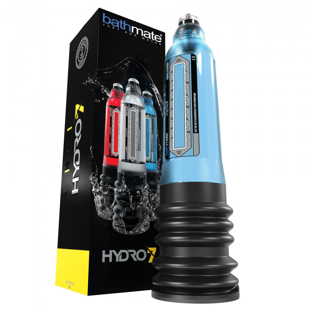 Гидропомпы - Гидропомпа Bathmate Hydro 7 Blue, для члена длиной от 12,5 до 18см, диаметр до 5см 1