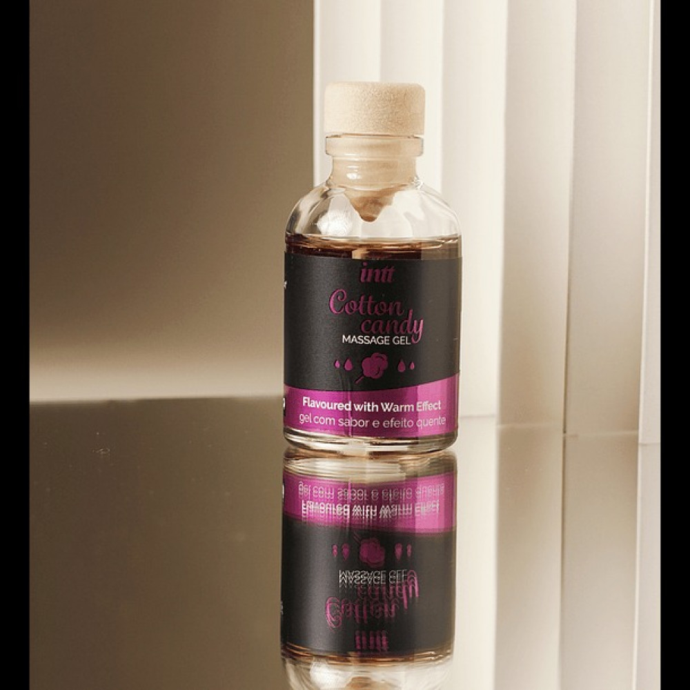 Массажные гели - Съедобный массажный гель для интимных зон Intt Cotton Candy (30 мл) 1