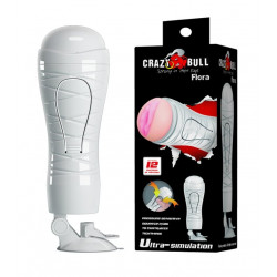 Мастурбатор ротик с вибрацией Crazy Bull - FLORA, BM-00900T48Z-2