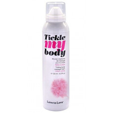 Массажная пена Love To Love TICKLE MY BODY Cotton candy (150 мл) увлажняющая