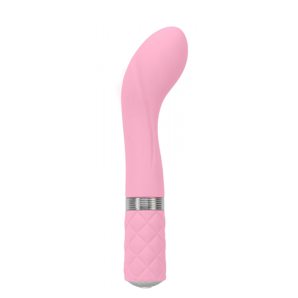 Стимулятор точки G - Роскошный вибратор Pillow Talk - Sassy Pink с кристаллом Сваровски для точки G, подарочная упаковка