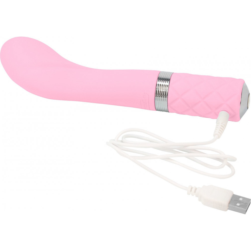 Стимулятор точки G - Роскошный вибратор Pillow Talk - Sassy Pink с кристаллом Сваровски для точки G, подарочная упаковка 11
