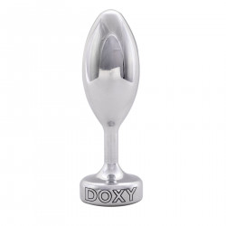 Металлическая анальная пробка DOXY Butt Plug SMOOTH, гладкая, диаметр 3,3 см