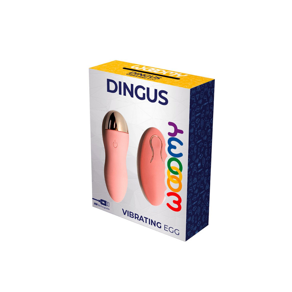 Виброяйцо - Виброяйцо Wooomy Dingus Vibrating Egg, с пультом управления, 10 режимов 1