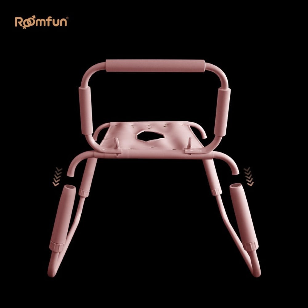 Секс игрушки - Стул для секса Roomfun Horse Chair регулируемый, розовый 3