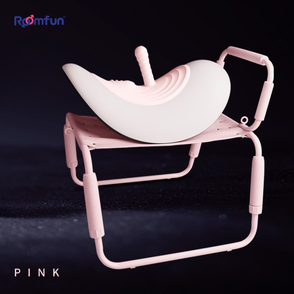 Секс игрушки - Стул для секса Roomfun Horse Chair регулируемый, розовый 10