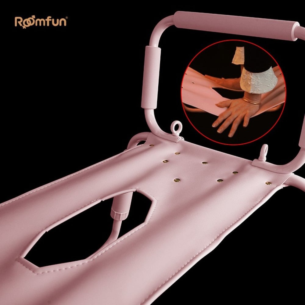 Секс игрушки - Стул для секса Roomfun Horse Chair регулируемый, розовый 8