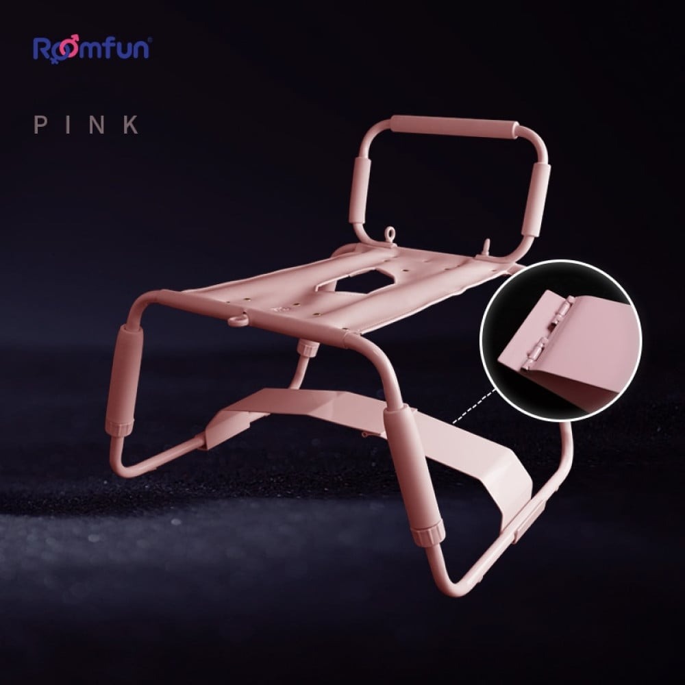 Секс игрушки - Стул для секса Roomfun Horse Chair регулируемый, розовый