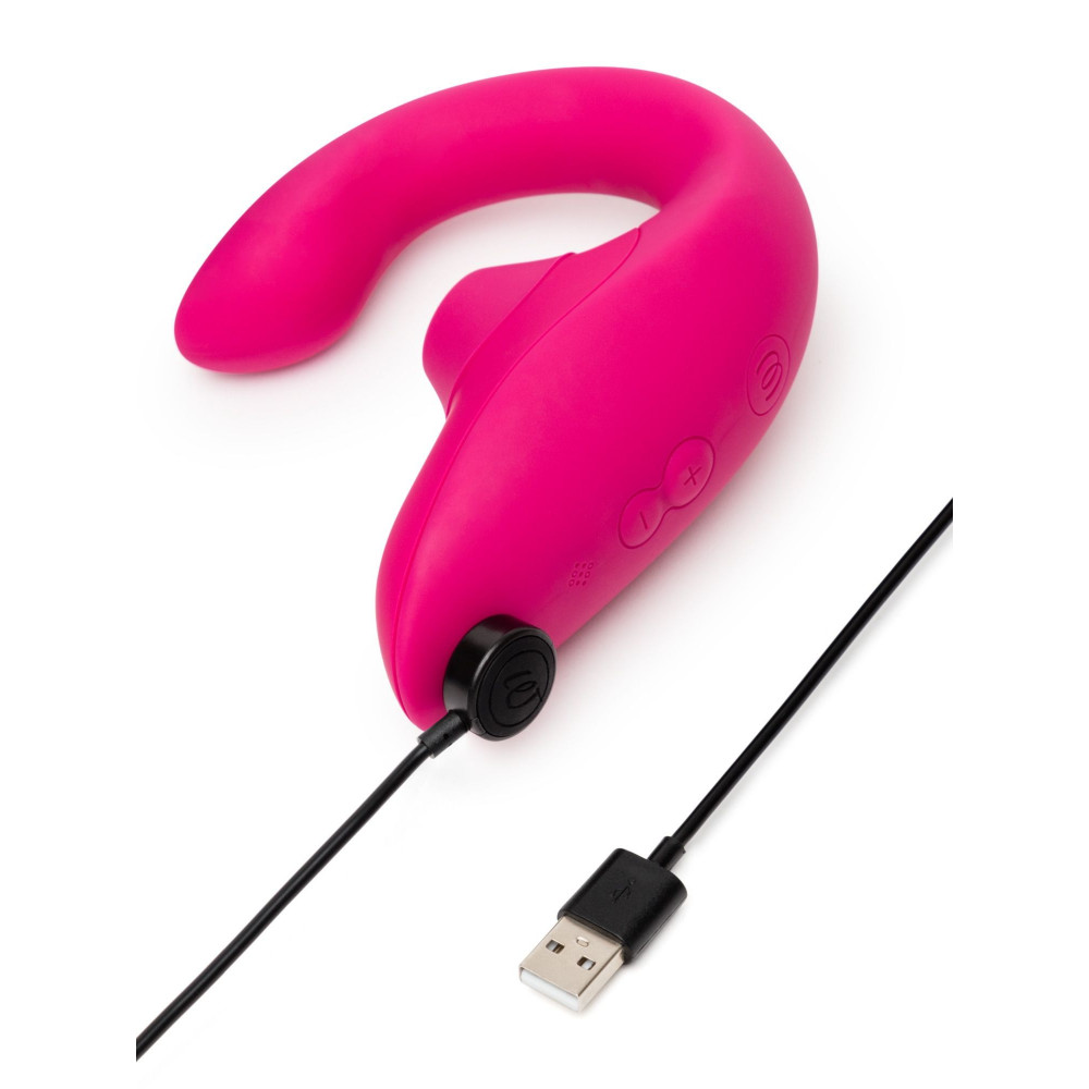 Секс игрушки - Стимулятор точки G и клитора Womanizer Blend, ярко розовый 3