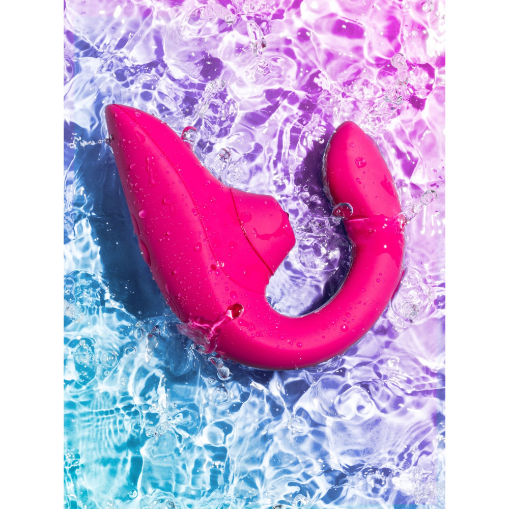 Секс игрушки - Стимулятор точки G и клитора Womanizer Blend, ярко розовый 5
