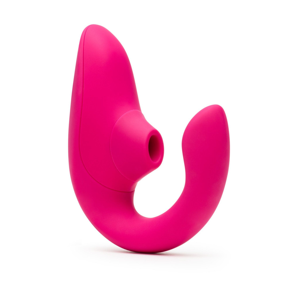 Секс игрушки - Стимулятор точки G и клитора Womanizer Blend, ярко розовый