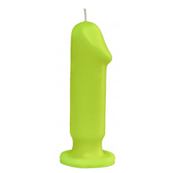 Свеча LOVE FLAME - Dildo S Yellow Fluor, CPS04-YELLOW