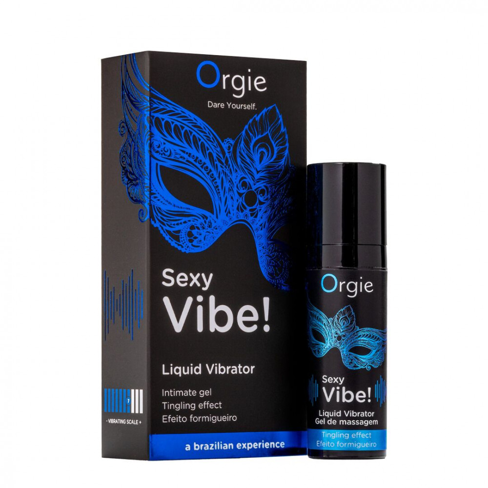 Женские возбудители - Жидкий вибратор Orgie - Sexy Vibe! Liquid Vibrator (15 мл)