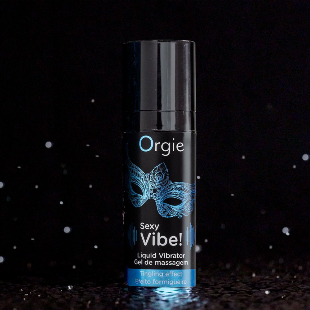 Женские возбудители - Жидкий вибратор Orgie - Sexy Vibe! Liquid Vibrator (15 мл) 3