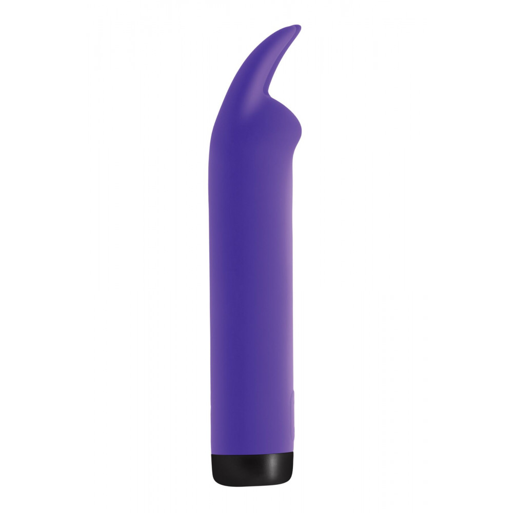 Клиторальный вибратор - Вибратор S Pleasures Bullets Amethyst, фиолетовый, с двумя отростками, 10 режимов, диаметр 3,1 см 1