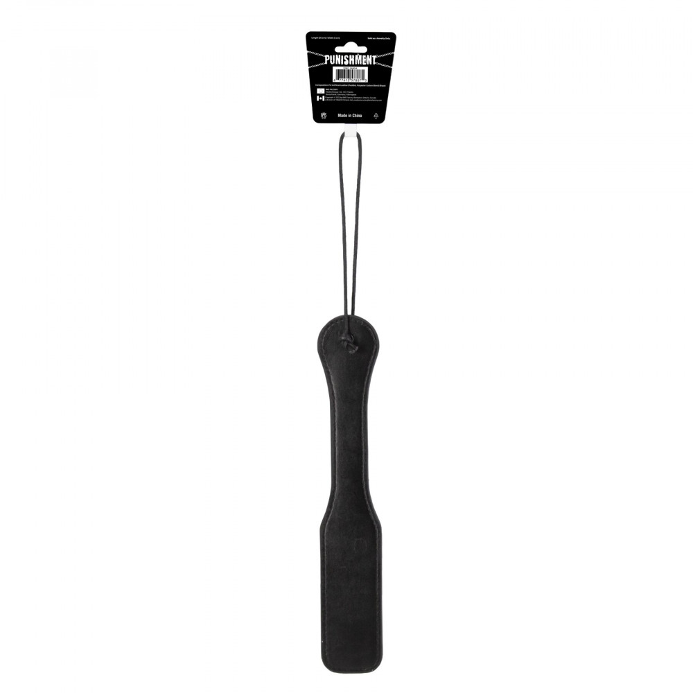 Плети, стеки, флоггеры, тиклеры - Паддл Punishment - Purple Lips Paddle – Black 2