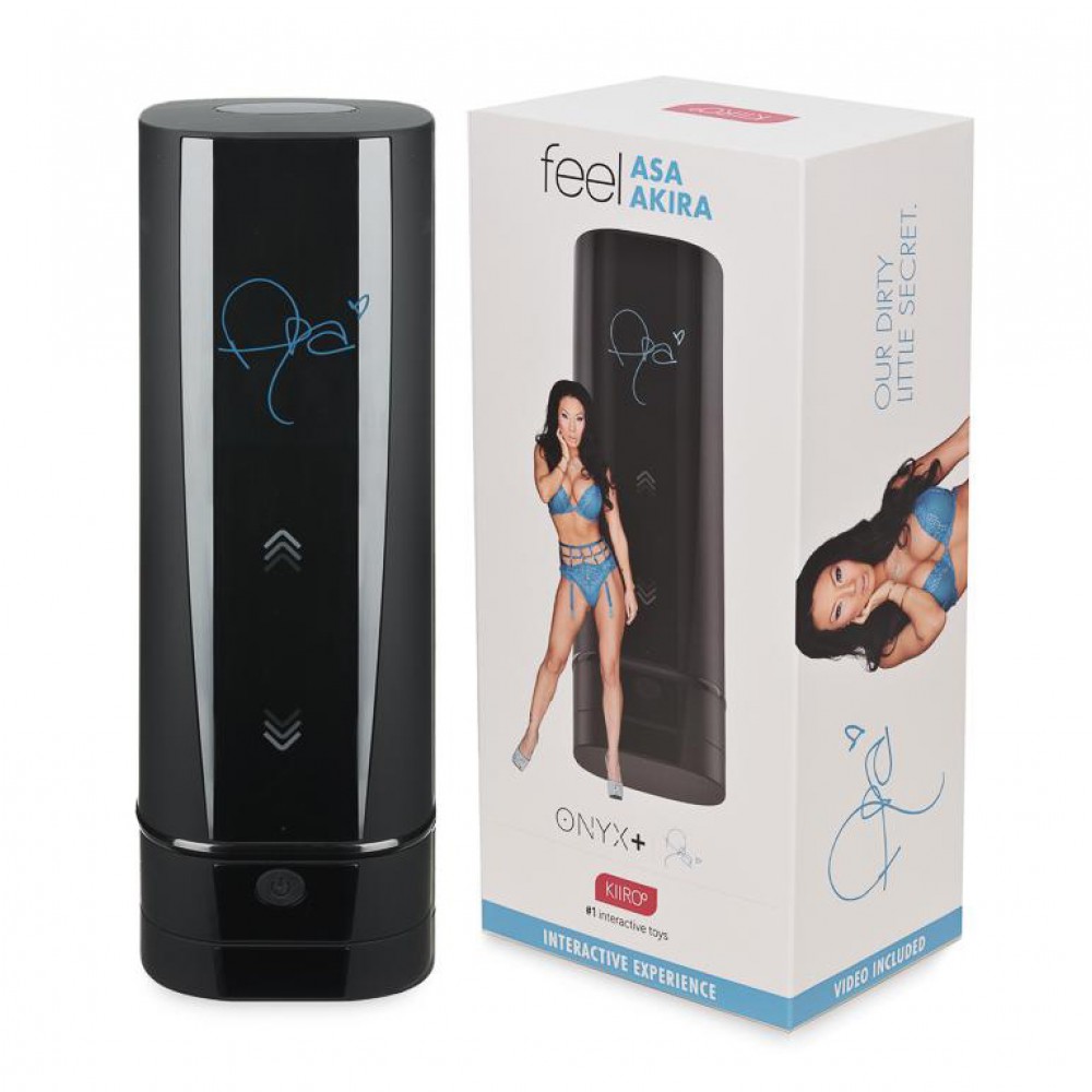 Смарт игрушки - Интерактивный мастурбатор, для вэбкам (webcam), Kiiroo Onyx+ Asa Akira