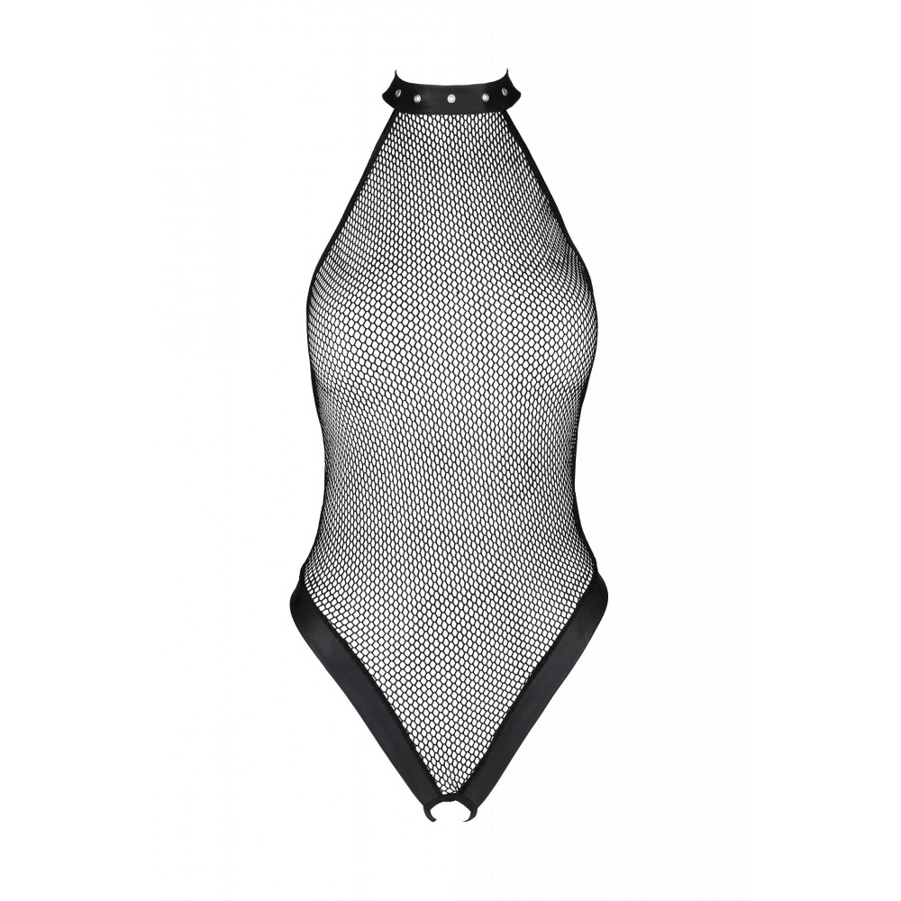 Эротическое белье - Боди сетка с халтером MOONLIGHT BODY black S/M - Passion 2