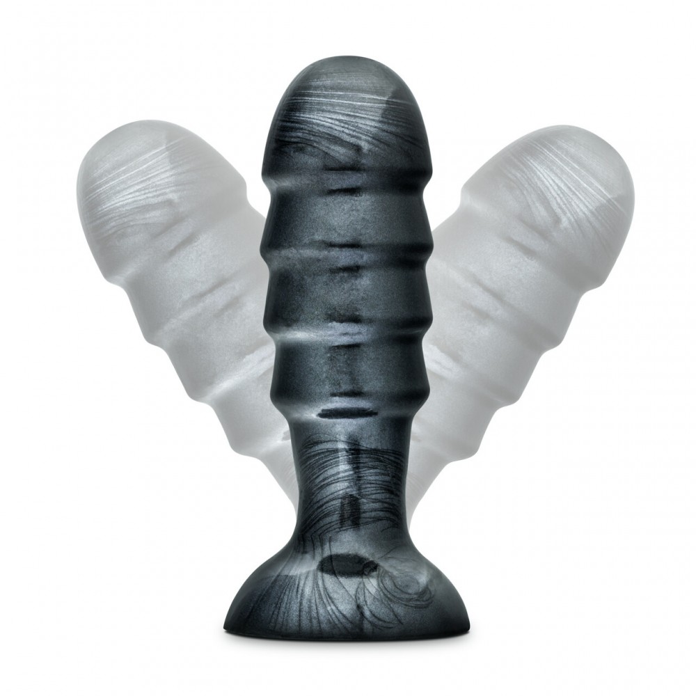 Анальные игрушки - Большая анальная пробка JET BRUISER CARBON METALLIC BLACK 1