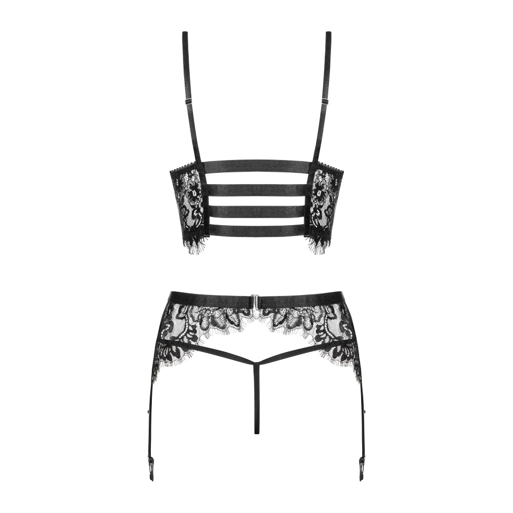 Эротическое белье - Комплект Obsessive Lashy L/XL 1