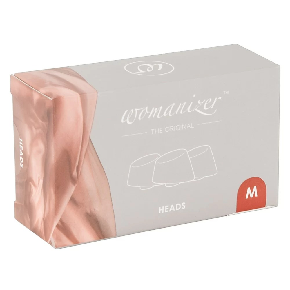 Вибраторы Womanizer - Сменные насадки Womanizer Duo Бордо М (3 шт.) 1