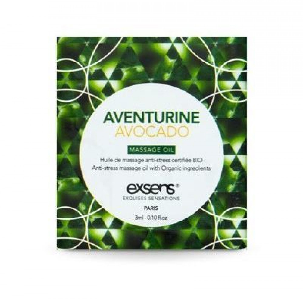 Пробники - Пробник массажного масла EXSENS Anti-Stress Aventurine Avocado 3мл