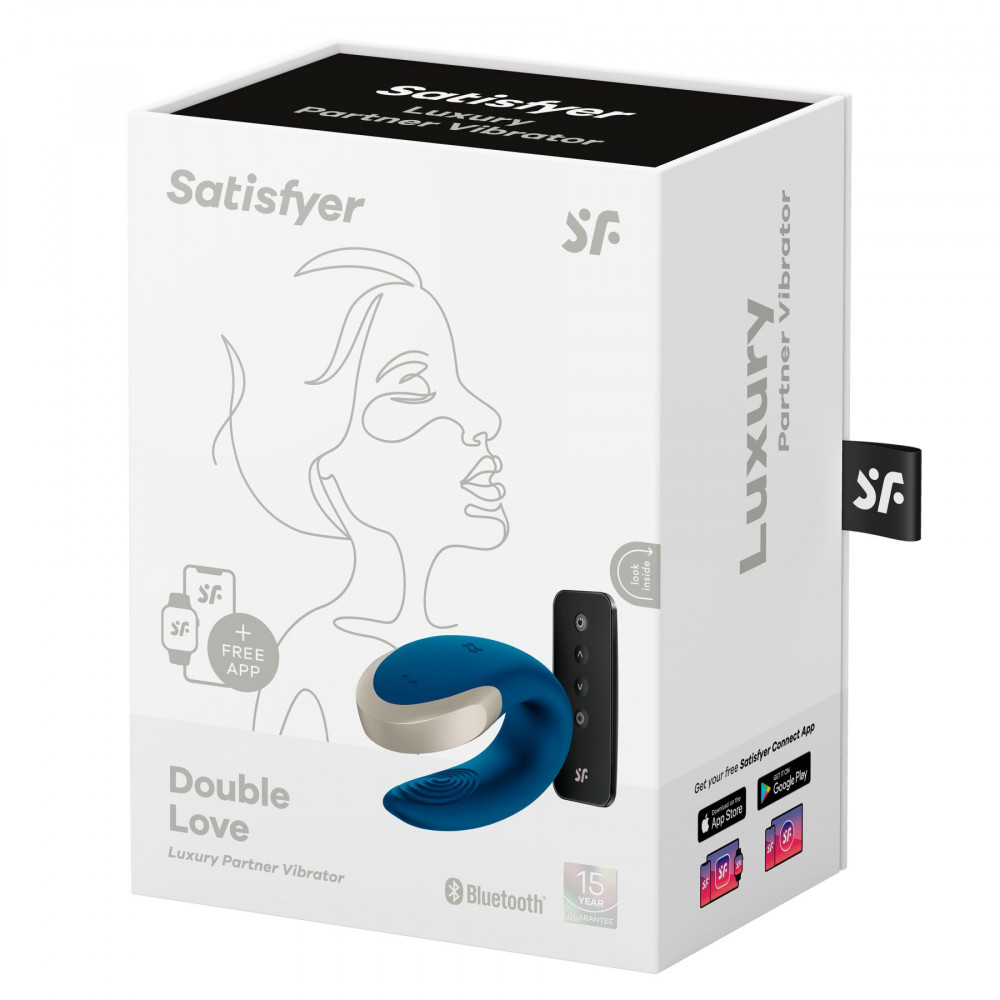 Вибраторы для пар - Смарт-вибратор для пар Satisfyer Double Love (Blue) 1
