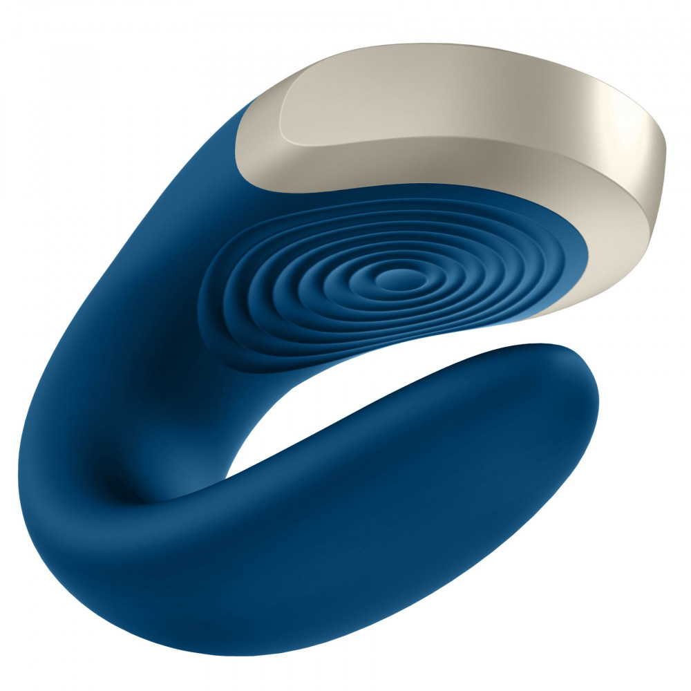Вибраторы для пар - Смарт-вибратор для пар Satisfyer Double Love (Blue) 2