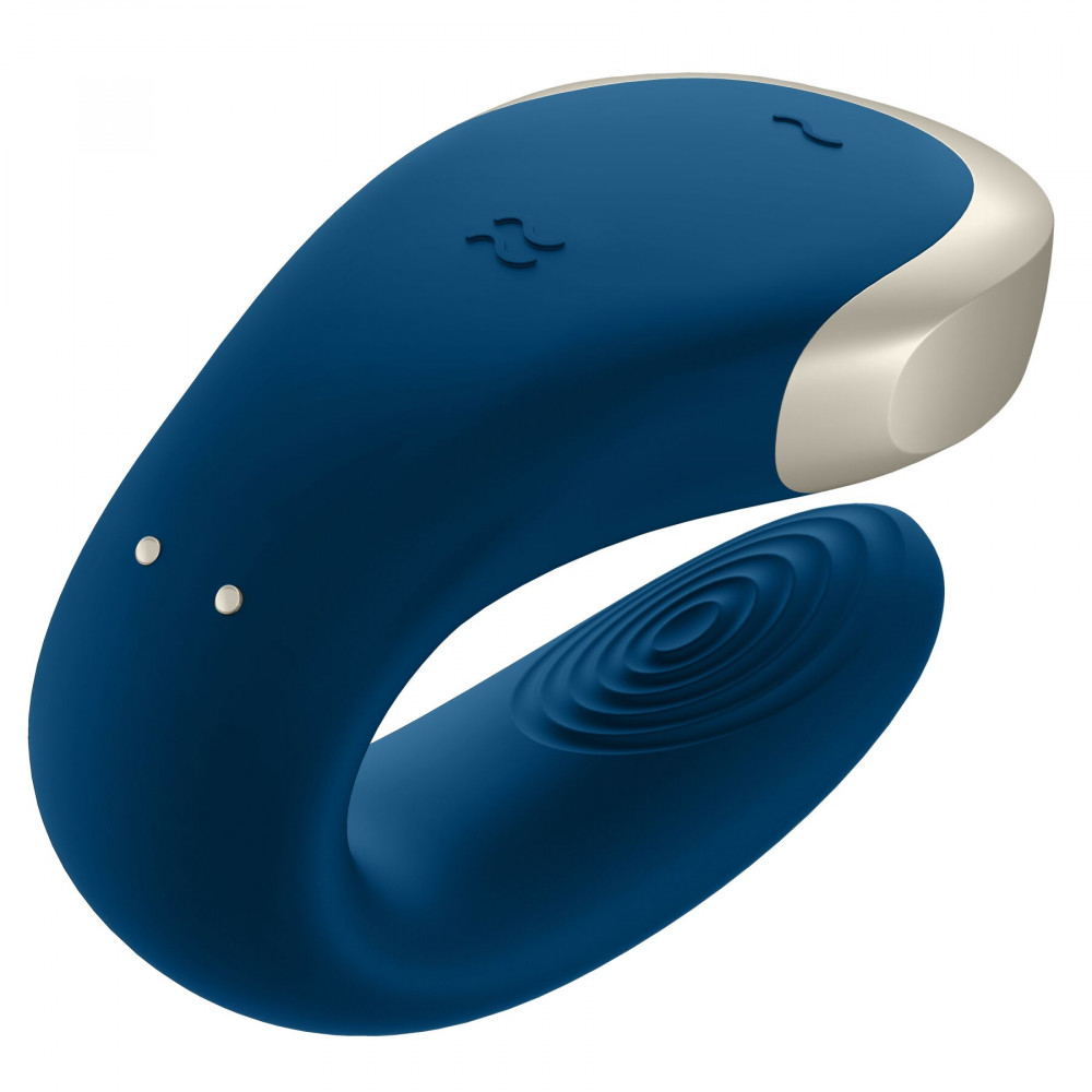 Вибраторы для пар - Смарт-вибратор для пар Satisfyer Double Love (Blue) 6