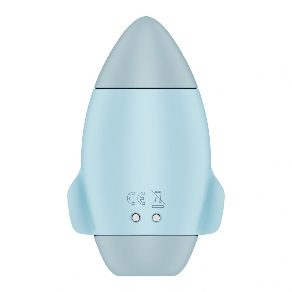 Вибраторы вакуумные - Вакуумный вибратор Satisfyer Mission Control Blue 4