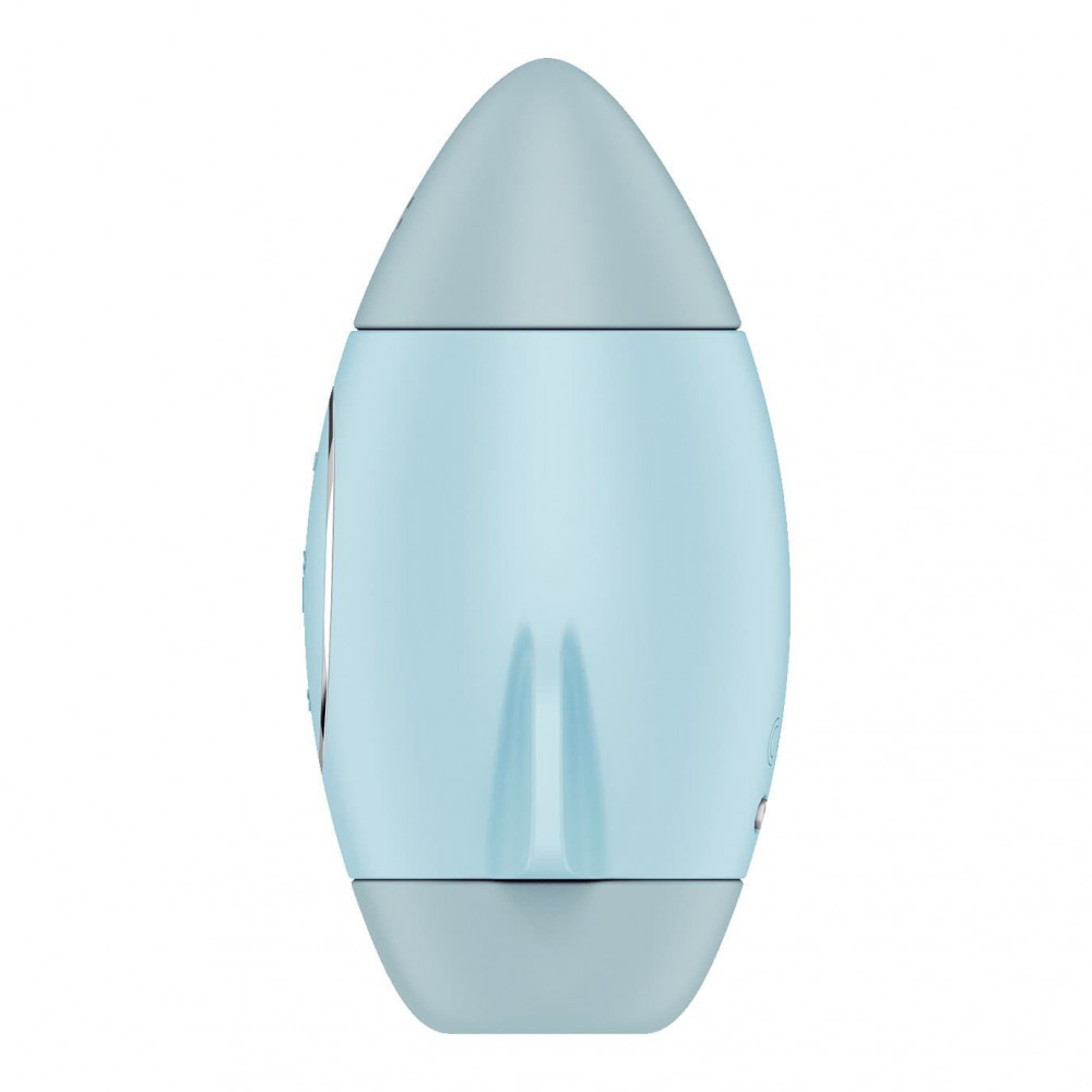 Вибраторы вакуумные - Вакуумный вибратор Satisfyer Mission Control Blue 2