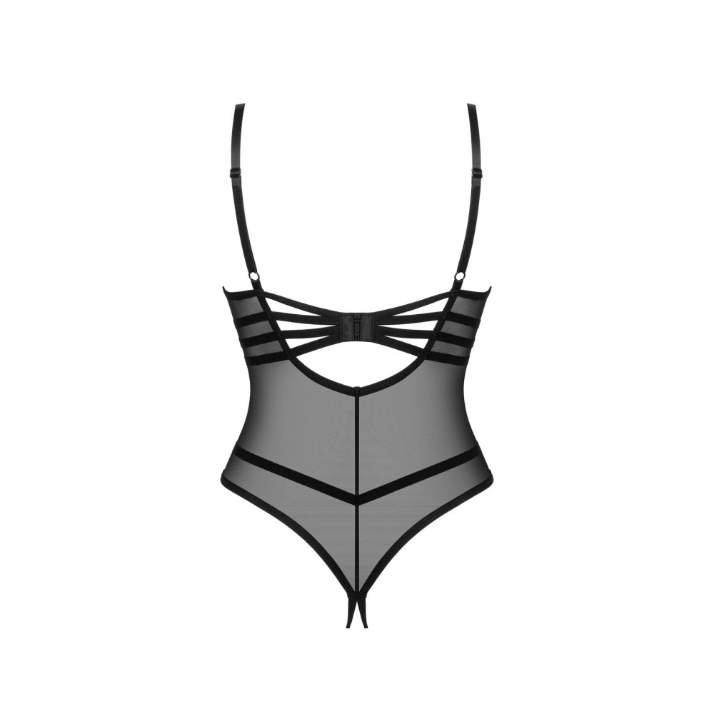 Эротическое боди - Боди Obsessive Roxelia crotchless teddy XS/S 4