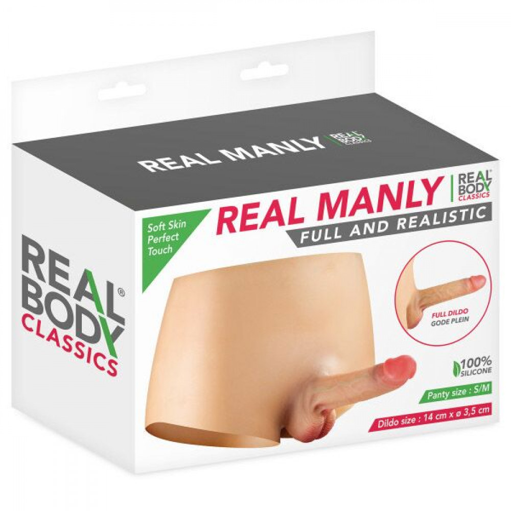 Фаллопротезы   - Страпон Real Body — Real Manly full and realistic S/M 4