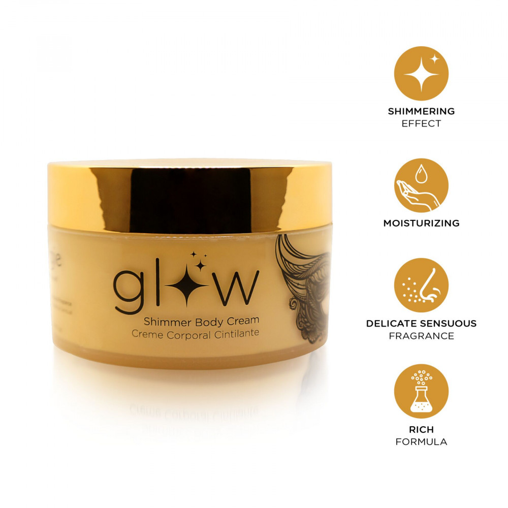 Интимная косметика - Крем-шиммер для тела Orgie – Glow Shimmering Body Cream (250 мл), чувственный аромат, увлажнение 3