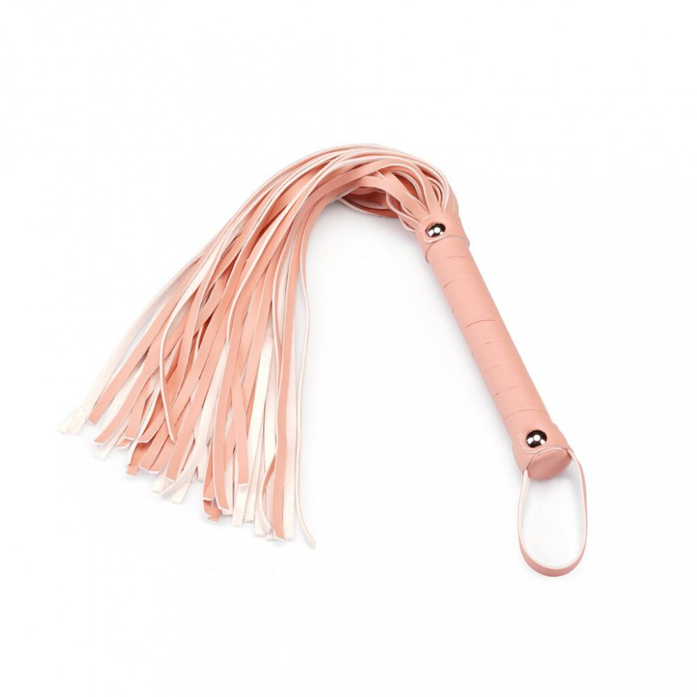 Плети, стеки, флоггеры, тиклеры - Флоггер Liebe Seele Dark Candy Pink Flogger