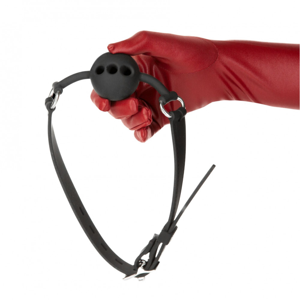 Кляп - Кляп Punishment - Silicone Ball Gag – Black 3