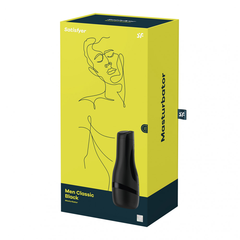 Мастурбатор - Элегантный мастурбатор Satisfyer Men Classic Black 1