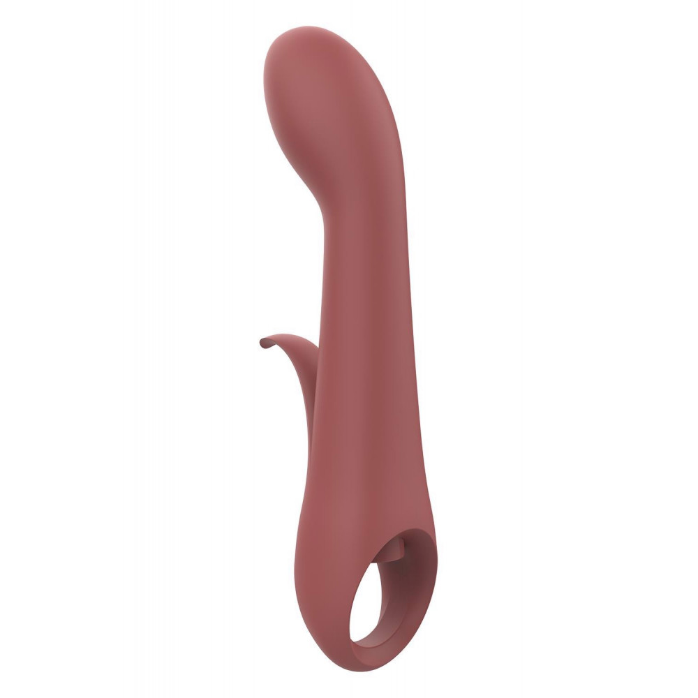 Секс игрушки - Вибратор Dream Toys Nude Sierra для точки G, коричневый 2